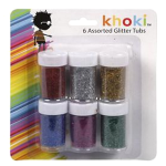 Glitter Shakers - Set of 6, assorted colours